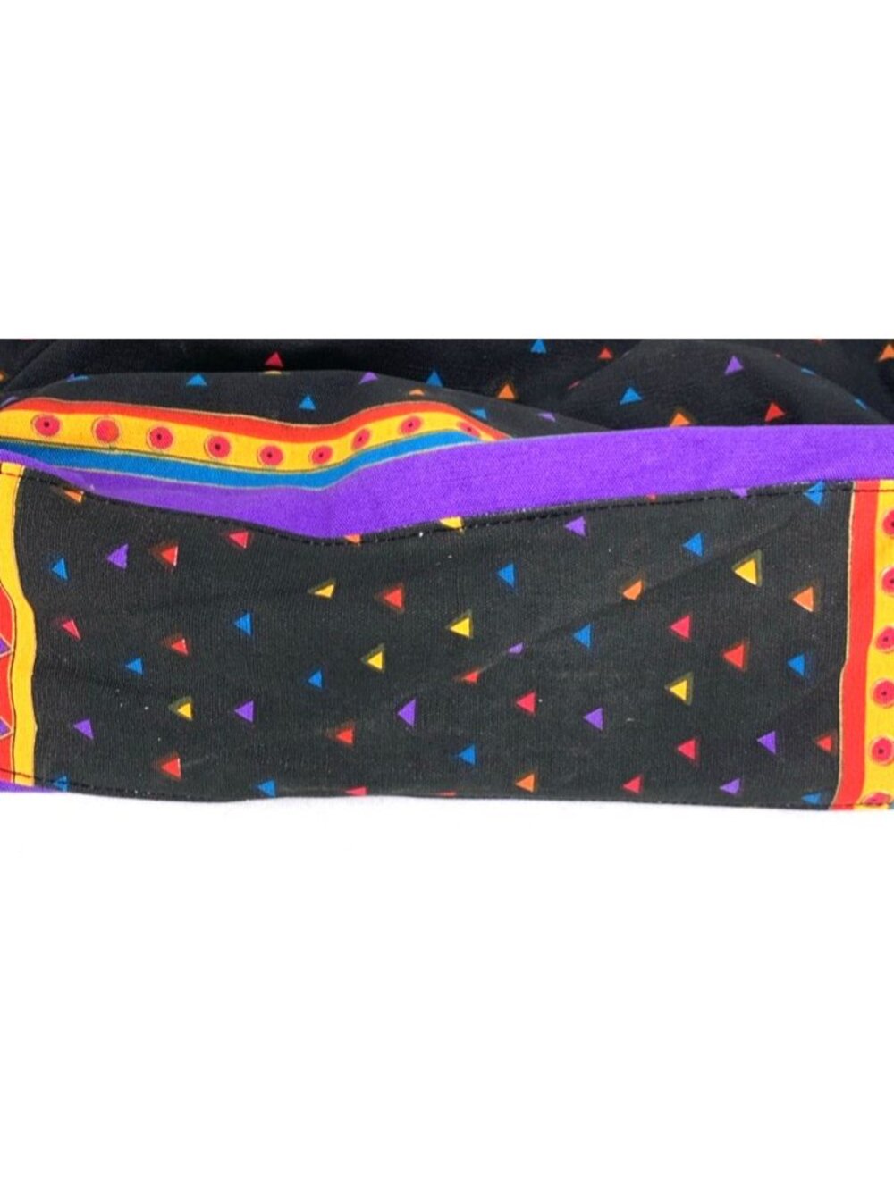 Laurel Burch Three Feline Friends Extra Large Tote Cat Lady Artsy Handbag 14" - Picture 6 of 6